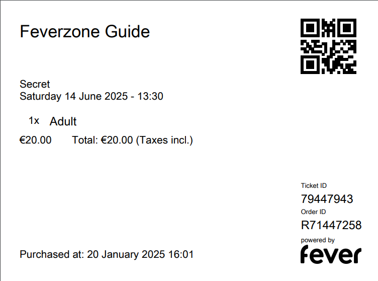 How to sell a ticket – Fever | EN